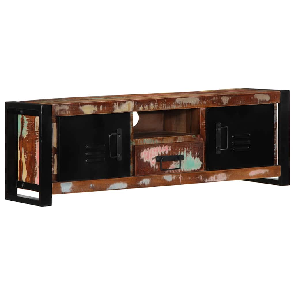 vidaXL Tv-meubel 100x30x35 cm massief ruw mangohout