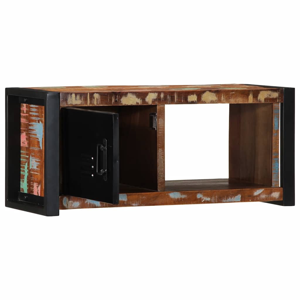 vidaXL Tv-meubel 80x30x35 cm massief ruw mangohout