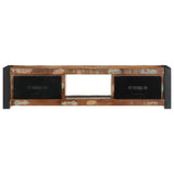 vidaXL Tv-meubel 100x30x25 cm massief gerecycled hout