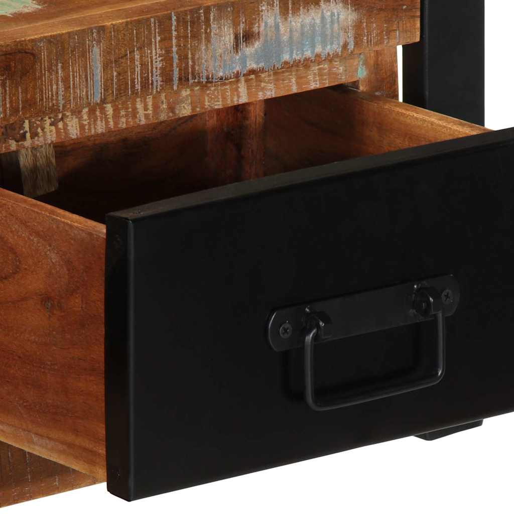 vidaXL Tv-meubel 100x30x25 cm massief gerecycled hout