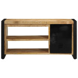 vidaXL Schoenenbank Bruin 100 x 40 x 50 cm Massief mangohout