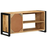 vidaXL Schoenenbank Bruin 100 x 40 x 50 cm Massief mangohout
