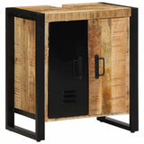 vidaXL Badkamerkast met plank Bruin 55 x 35 x 60 cm Massief Mango Hout