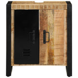 vidaXL Badkamerkast met plank Bruin 55 x 35 x 60 cm Massief Mango Hout