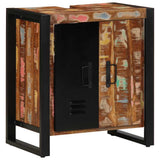 vidaXL Badkamerkast met plank Bruin 55 x 35 x 60 cm Massief Mango Hout