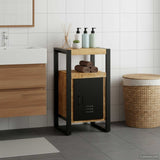 vidaXL Bathroom Cabinet with Shelf Brown 40 x 35 x 75 cm Solid Mango Wood