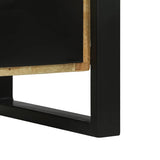 vidaXL Badkamerkast met plank Bruin 40 x 35 x 90 cm Massief Mango Hout