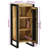 vidaXL Badkamerkast met plank Bruin 40 x 35 x 90 cm Massief Mango Hout