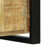 vidaXL Bank Kast Bruin 100 x 35 x 50 cm Massief mangohout