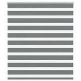 vidaXL Zebra rolgordijn 40x100 cm stofbreedte 35,9 cm donkergrijs