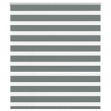 vidaXL Zebra rolgordijn 40x100 cm stofbreedte 35,9 cm donkergrijs