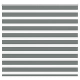 vidaXL Zebra rolgordijn 40x100 cm stofbreedte 35,9 cm donkergrijs