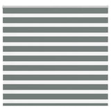 vidaXL Zebra rolgordijn 40x100 cm stofbreedte 35,9 cm donkergrijs