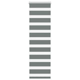 vidaXL Zebra rolgordijn 40x100 cm stofbreedte 35,9 cm donkergrijs