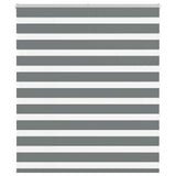 vidaXL Zebra rolgordijn 40x100 cm stofbreedte 35,9 cm donkergrijs