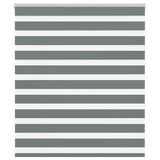 vidaXL Zebra rolgordijn 40x100 cm stofbreedte 35,9 cm donkergrijs