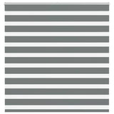 vidaXL Zebra rolgordijn 40x100 cm stofbreedte 35,9 cm donkergrijs