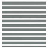vidaXL Zebra rolgordijn 40x100 cm stofbreedte 35,9 cm donkergrijs