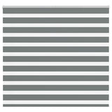 vidaXL Zebra rolgordijn 40x100 cm stofbreedte 35,9 cm donkergrijs