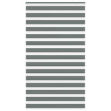 vidaXL Zebra rolgordijn 40x100 cm stofbreedte 35,9 cm donkergrijs