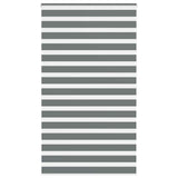 vidaXL Zebra rolgordijn 40x100 cm stofbreedte 35,9 cm donkergrijs