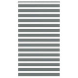vidaXL Zebra rolgordijn 40x100 cm stofbreedte 35,9 cm donkergrijs