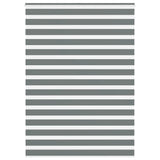 vidaXL Zebra rolgordijn 40x100 cm stofbreedte 35,9 cm donkergrijs