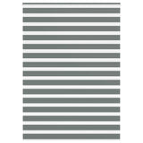 vidaXL Zebra rolgordijn 40x100 cm stofbreedte 35,9 cm donkergrijs