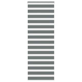vidaXL Zebra rolgordijn 40x100 cm stofbreedte 35,9 cm donkergrijs