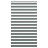 vidaXL Zebra rolgordijn 40x100 cm stofbreedte 35,9 cm donkergrijs