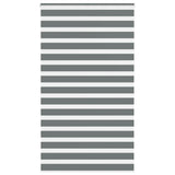 vidaXL Zebra rolgordijn 40x100 cm stofbreedte 35,9 cm donkergrijs