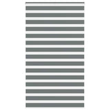 vidaXL Zebra rolgordijn 40x100 cm stofbreedte 35,9 cm donkergrijs