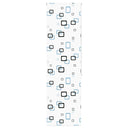 vidaXL Doucherolgordijn 60x240 cm stofbreedte 56 cm