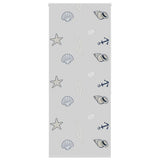 vidaXL Doucherolgordijn 60x240 cm stofbreedte 56 cm