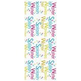 vidaXL Doucherolgordijn 60x240 cm stofbreedte 56 cm