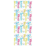 vidaXL Doucherolgordijn 60x240 cm stofbreedte 56 cm