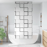 vidaXL Doucherolgordijn 60x240 cm stofbreedte 56 cm