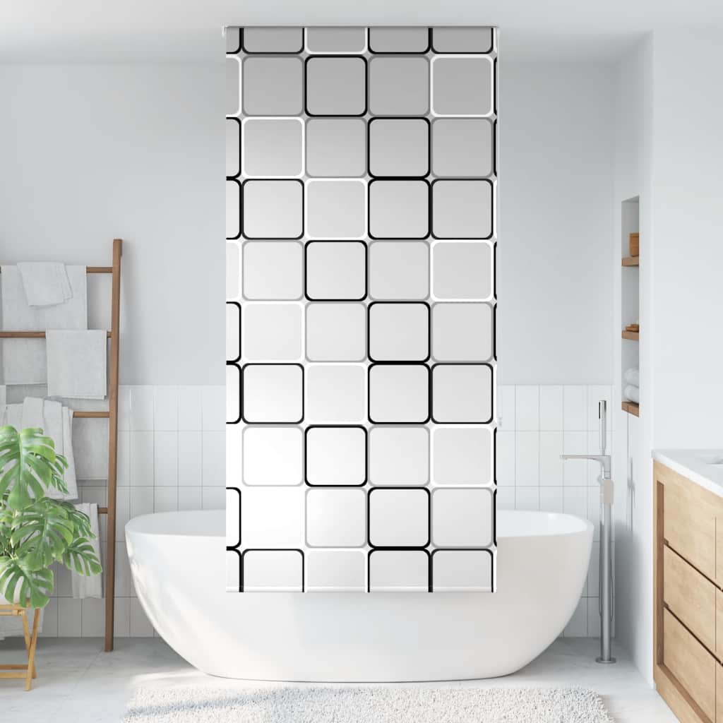 vidaXL Doucherolgordijn 60x240 cm stofbreedte 56 cm