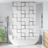 vidaXL Doucherolgordijn 60x240 cm stofbreedte 56 cm