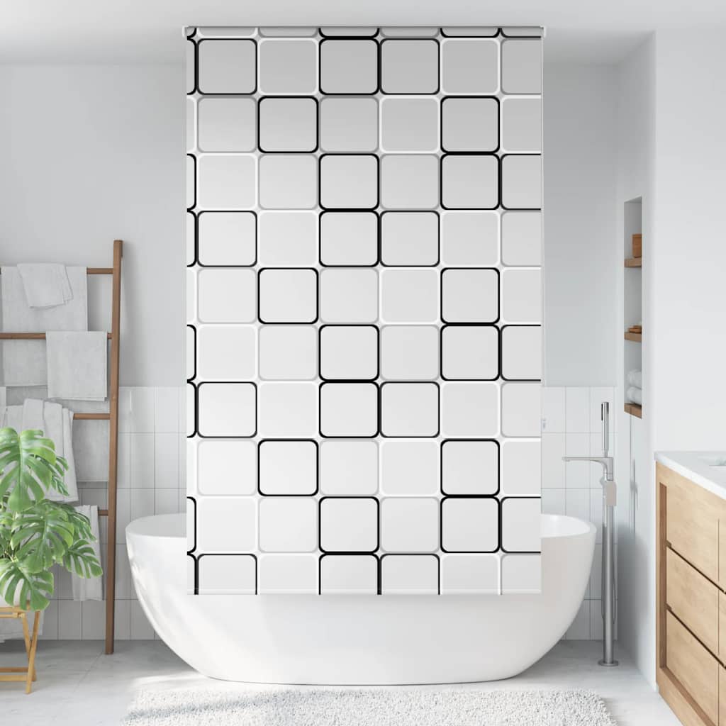 vidaXL Doucherolgordijn 60x240 cm stofbreedte 56 cm
