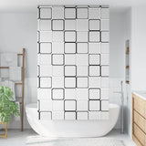 vidaXL Doucherolgordijn 60x240 cm stofbreedte 56 cm