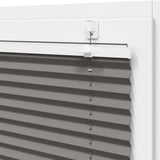 vidaXL Plissé rolgordijn 40x100 cm stofbreedte 39,4 cm antraciet