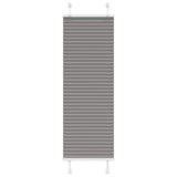 vidaXL Plissé rolgordijn 40x100 cm stofbreedte 39,4 cm antraciet