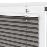 vidaXL Plissé rolgordijn 40x100 cm stofbreedte 39,4 cm antraciet