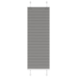 vidaXL Plissé rolgordijn 40x100 cm stofbreedte 39,4 cm antraciet