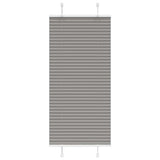 vidaXL Plissé rolgordijn 40x100 cm stofbreedte 39,4 cm antraciet