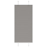 vidaXL Plissé rolgordijn 40x100 cm stofbreedte 39,4 cm antraciet