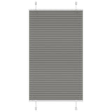 vidaXL Plissé rolgordijn 40x100 cm stofbreedte 39,4 cm antraciet