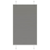 vidaXL Plissé rolgordijn 40x100 cm stofbreedte 39,4 cm antraciet