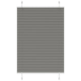 vidaXL Plissé rolgordijn 40x100 cm stofbreedte 39,4 cm antraciet